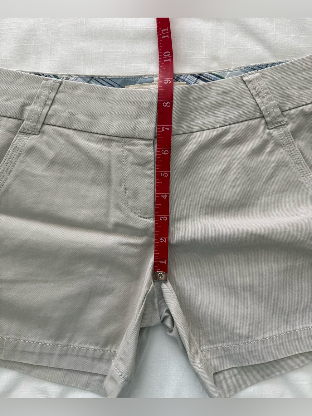 J Crew Women’s Classic Twill Cotton Chino Shorts Size 0 Lot of 2 - Picture 7 of 9